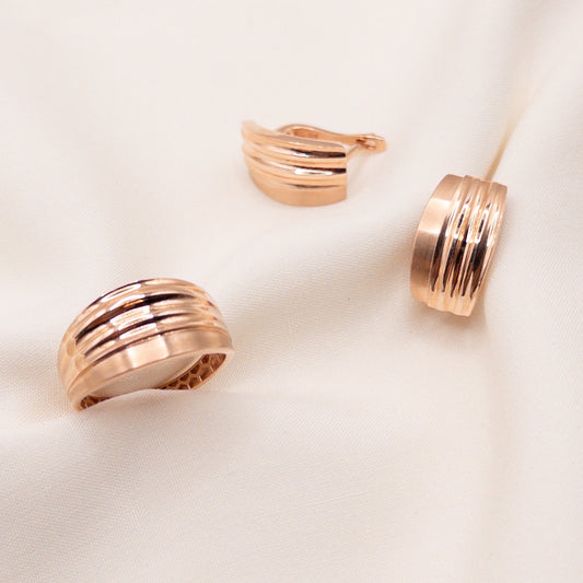 Rose gold set
