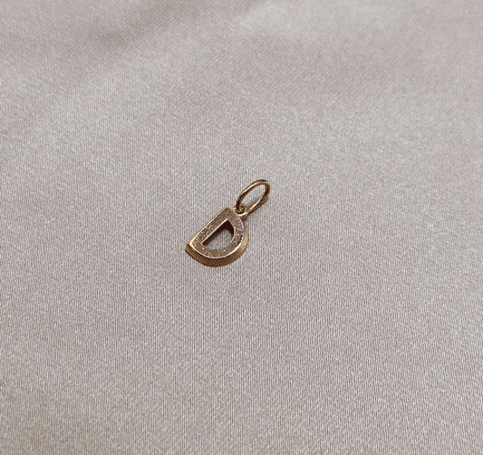 Крестик из розового золота