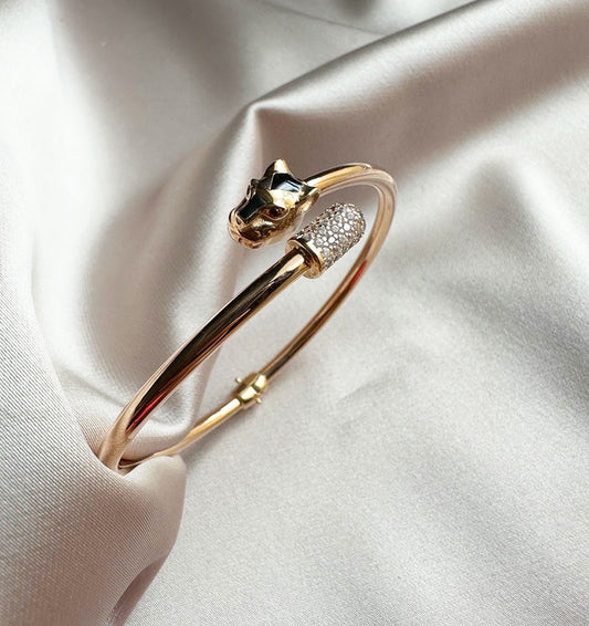 Brățară din aur roz cu zirconiu