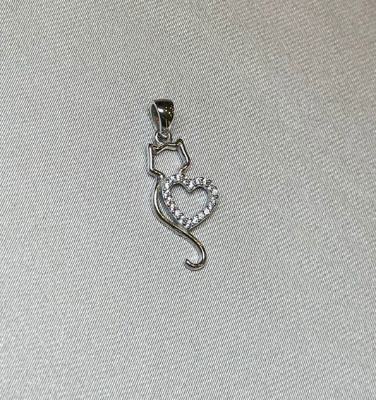 Pandantiv din argint cu zirconiu