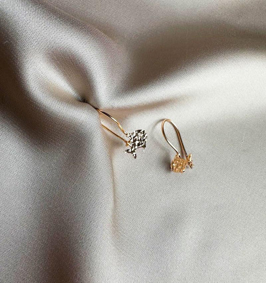 Серьги из розового золота