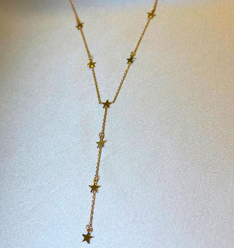 Колье из розового золота