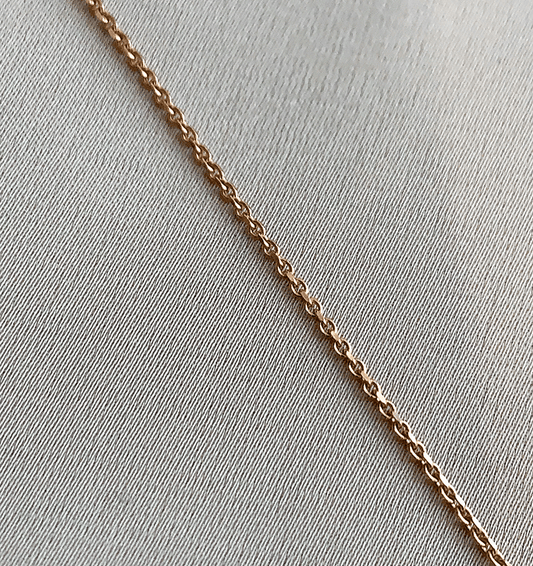 Цепь из розового золота