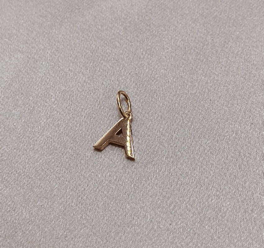 Кулон-Буква из розового золота