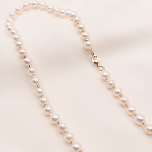 Серьги из розового золота