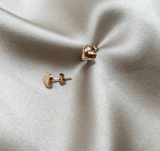 Серьги из розового золота
