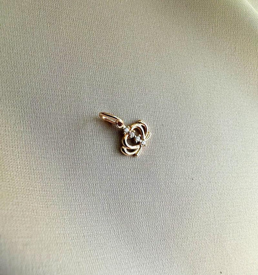 Подвеска из розового золота
