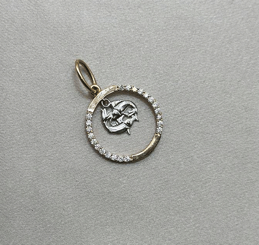 Rose gold pendant