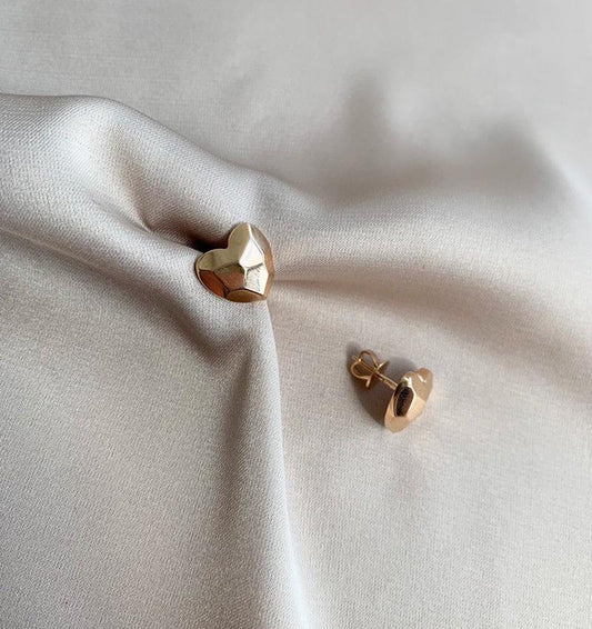 Серьги из розового золота