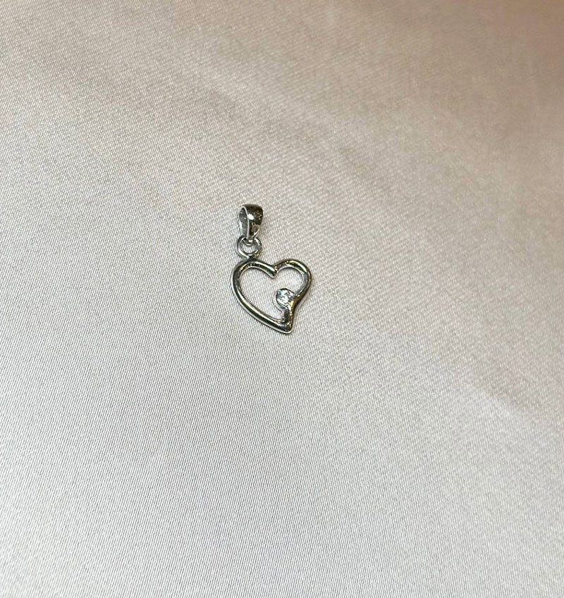 Pandantiv din argint cu zirconiu