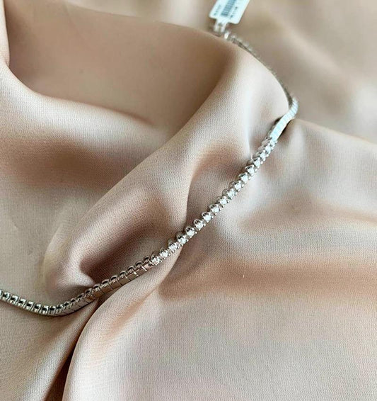 Браслет из белого золота с бриллиантом 0.28ct