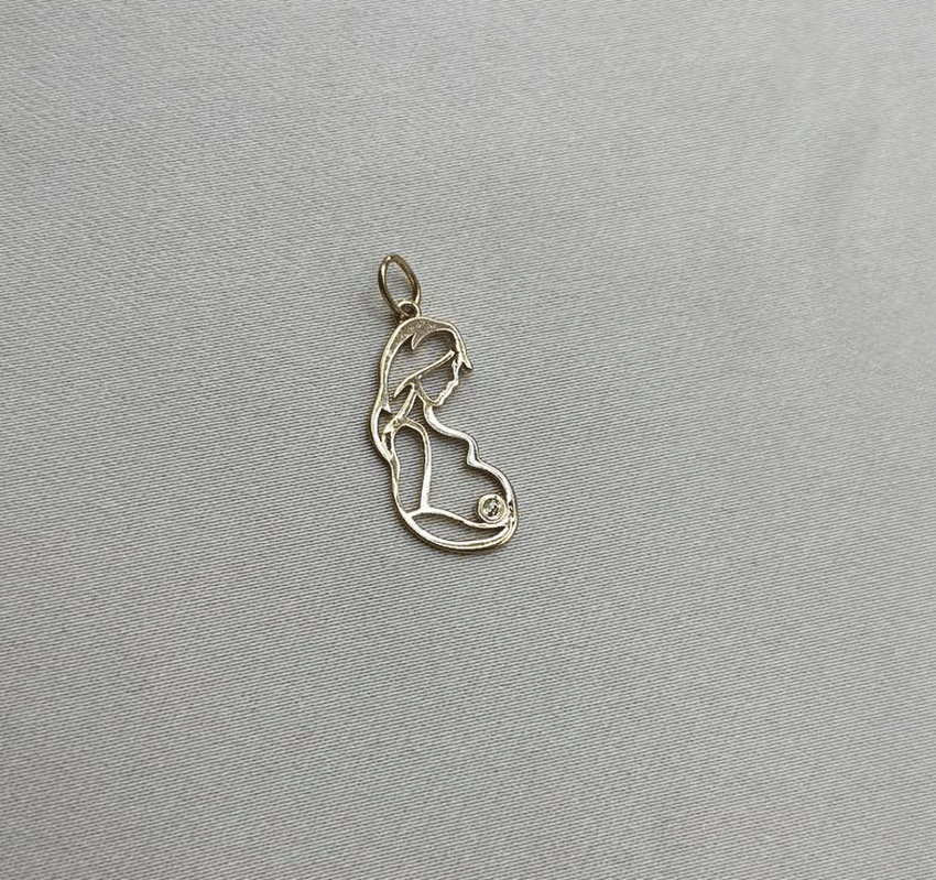 Подвеска из розового золота