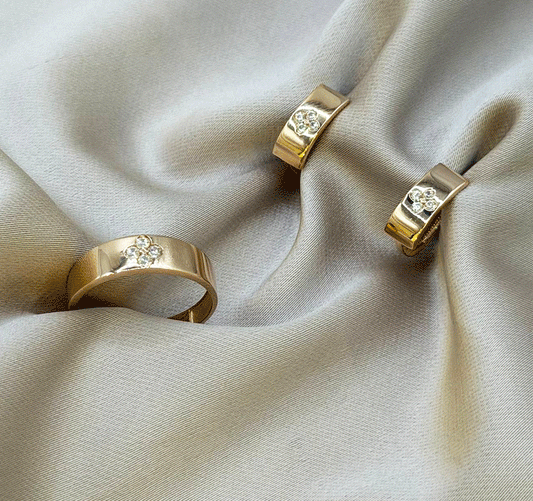 Сет из розового золота