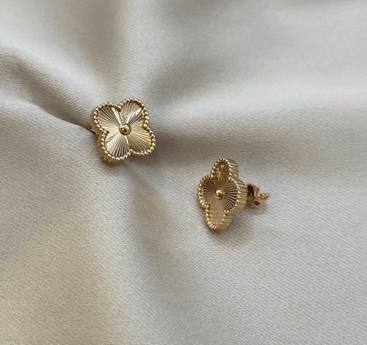 Серьги из розового золота