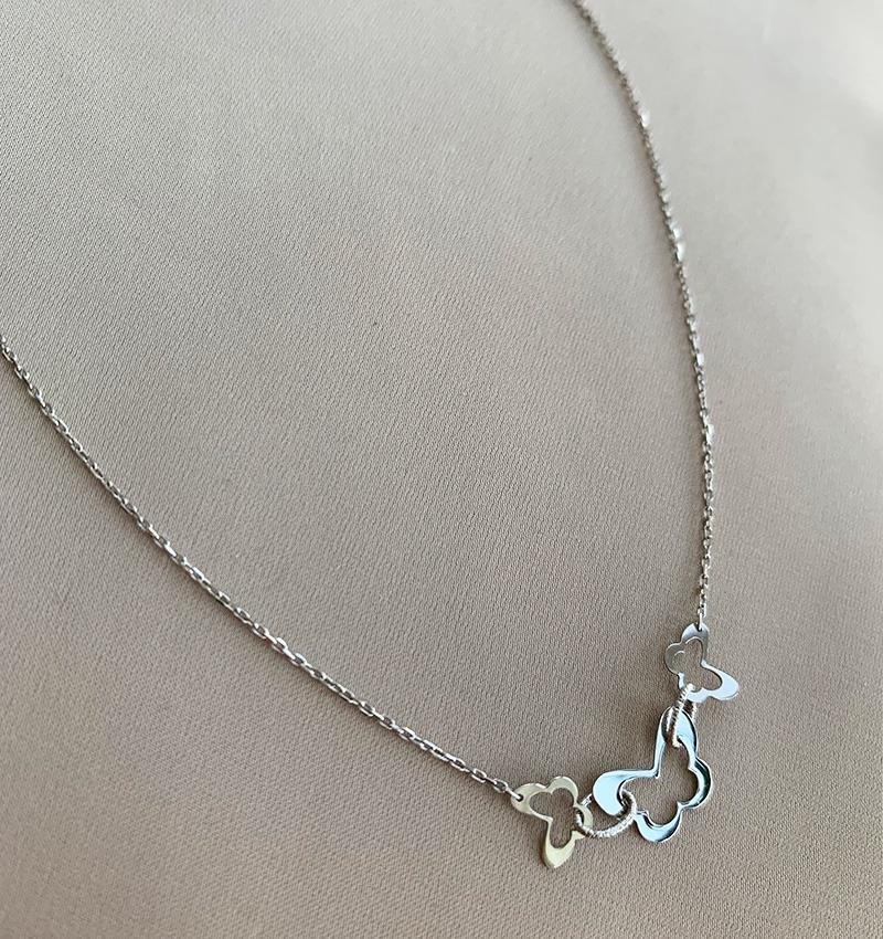 Колье из розового золота