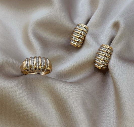 Сет из розового золота