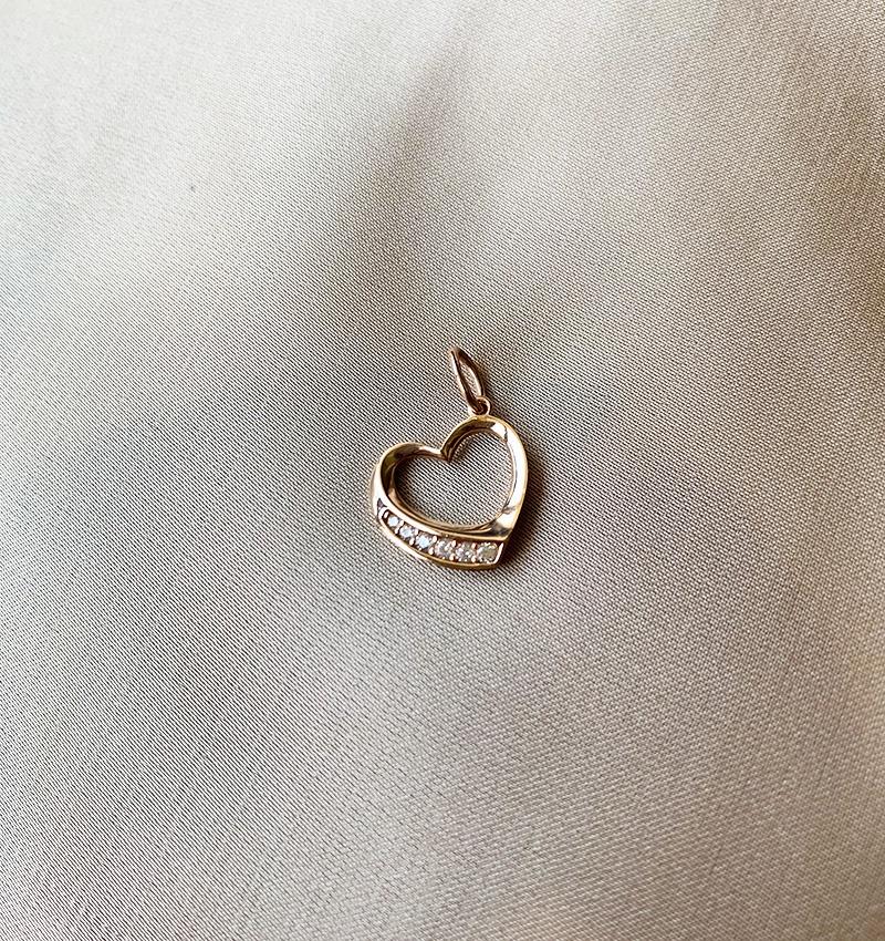 Подвеска из розового золота