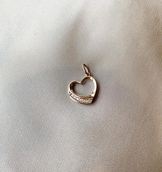 Pandantiv din aur roz cu zirconiu