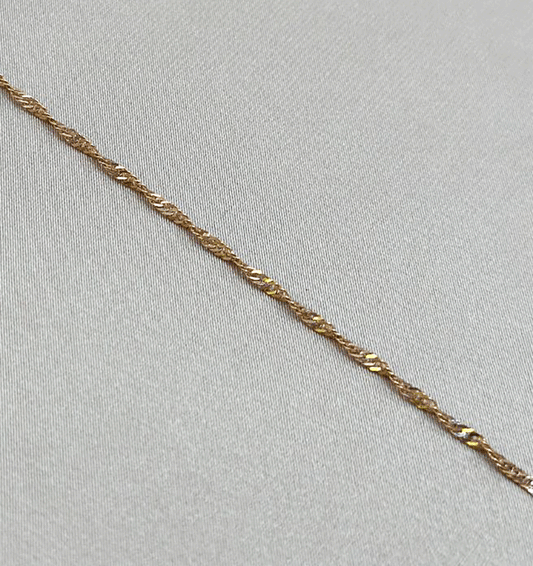 Цепь из розового золота