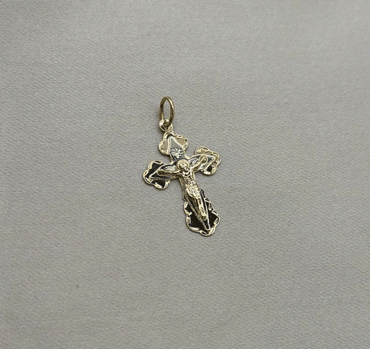 Cruciuliță din aur roz