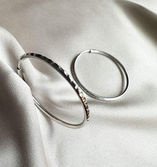 Серьги из белого золота