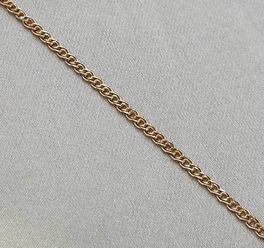 Цепь из розового золота
