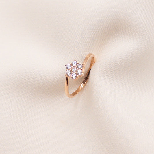 Rose gold engagement ring
