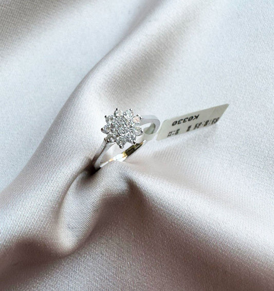 Rose gold ring with 0.35ct diamond