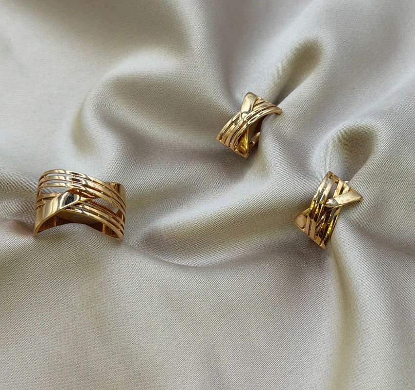 Сет из розового золота