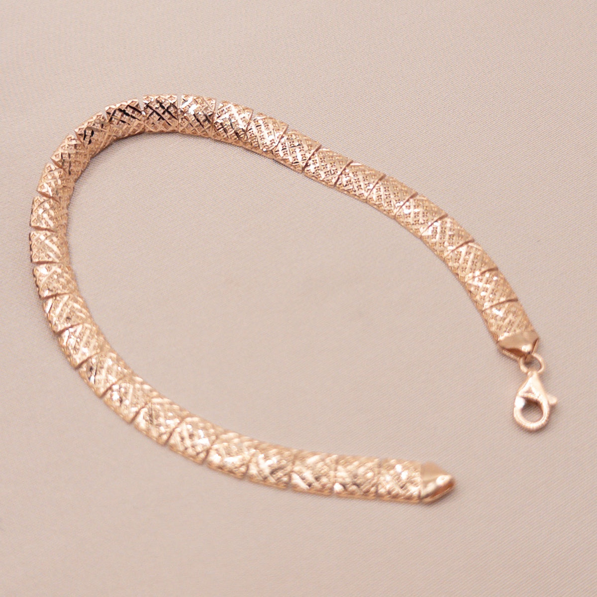 Rose gold bracelet