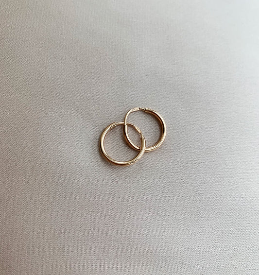 Серьги из розового золота