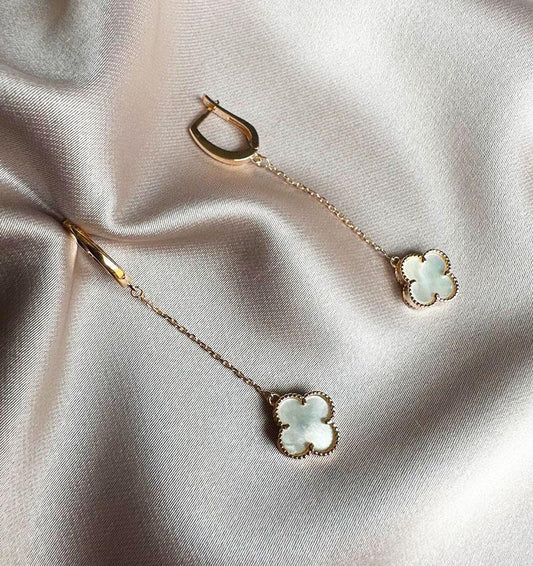 Серьги из розового золота