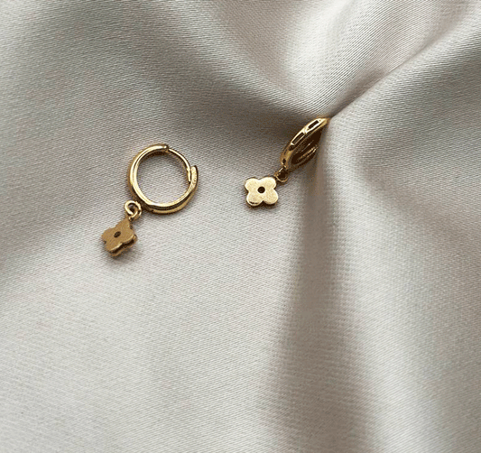 Серьги из розового золота