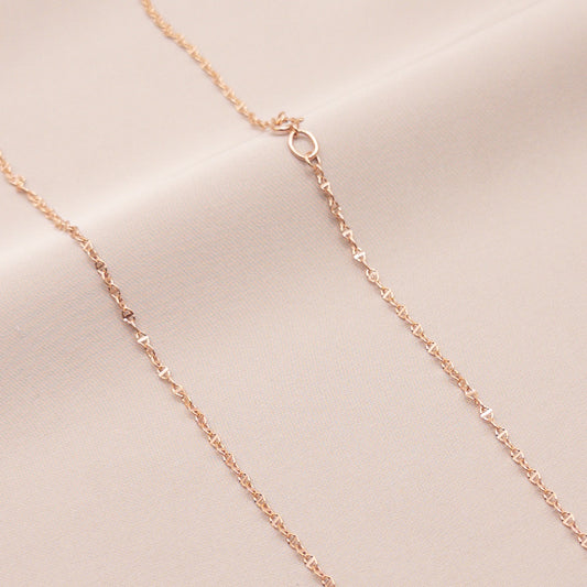 Rose gold chain