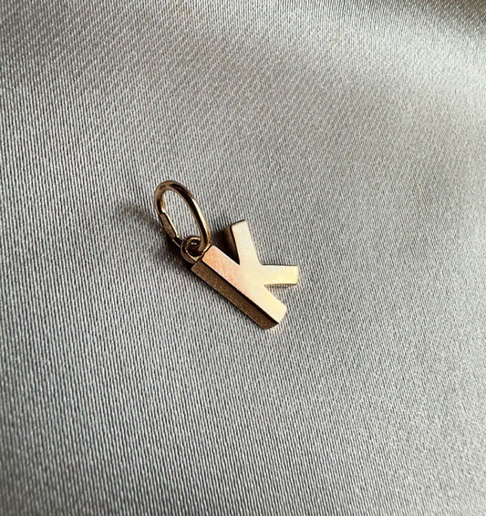 Кулон-Буква из розового золота