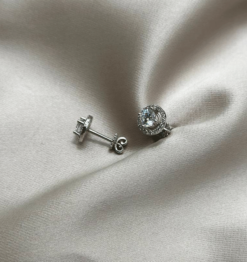 Серьги из Белое золото