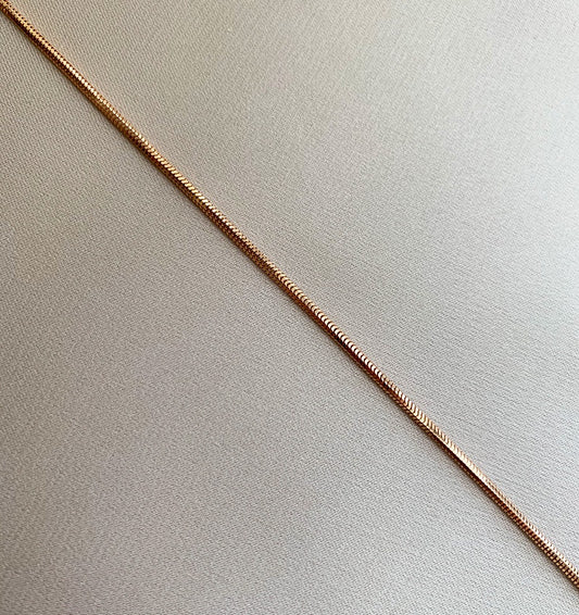 Цепь из розового золота