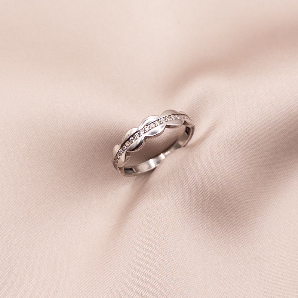 Inel de argint cu zircon