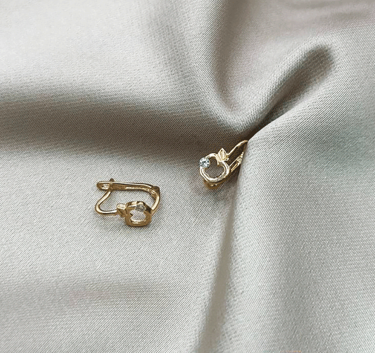 Серьги из розового золота