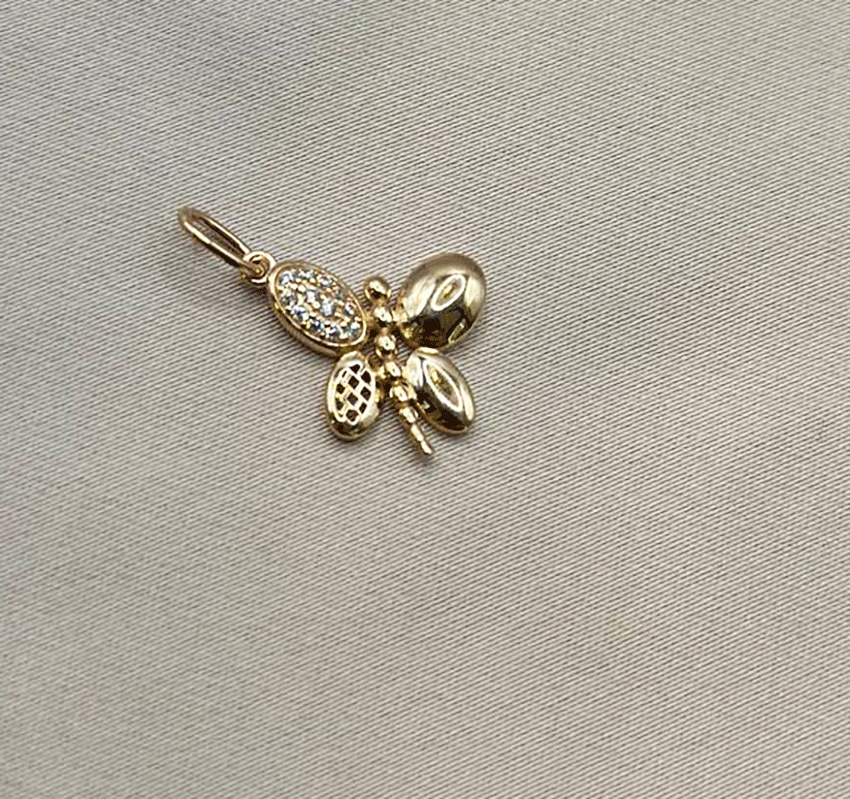 Подвеска из розового золота