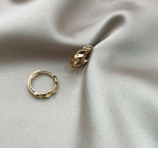 Серьги из розового золота