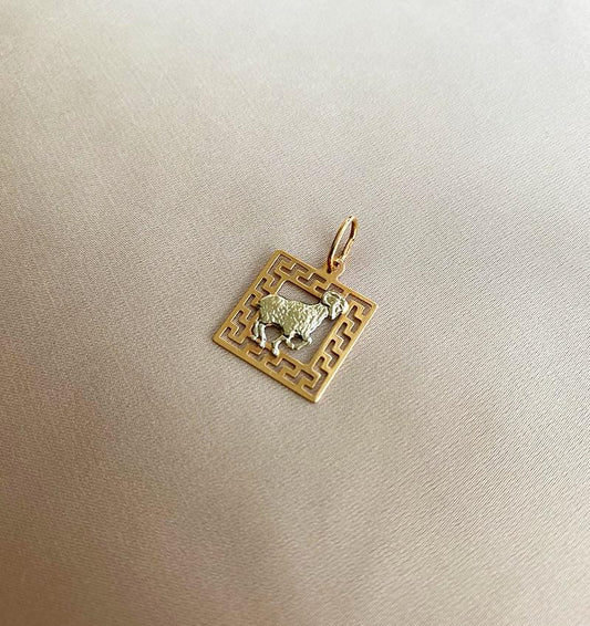 Rose gold pendant