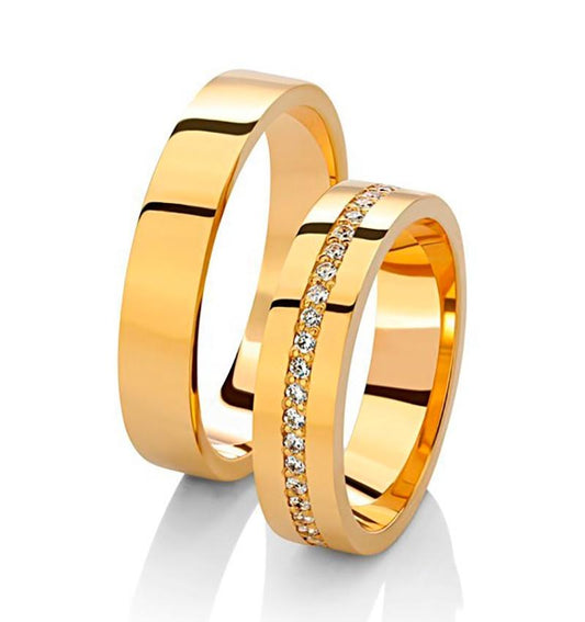Wedding Rings in White Gold|Rose Gold|Yellow Gold
