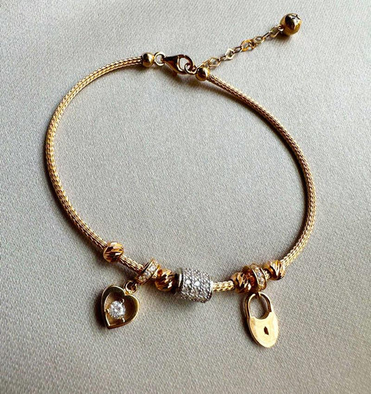 Brățară din aur roz