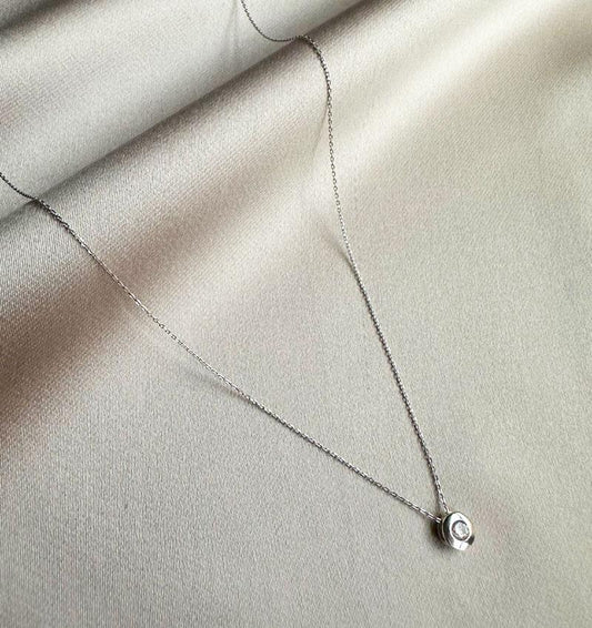 Колье из белого золота