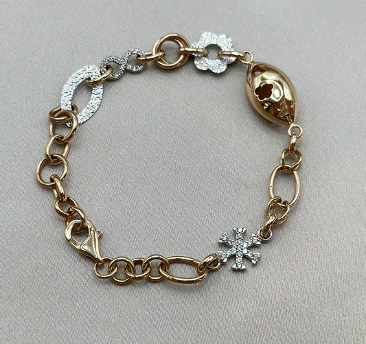 Браслет из розового золота