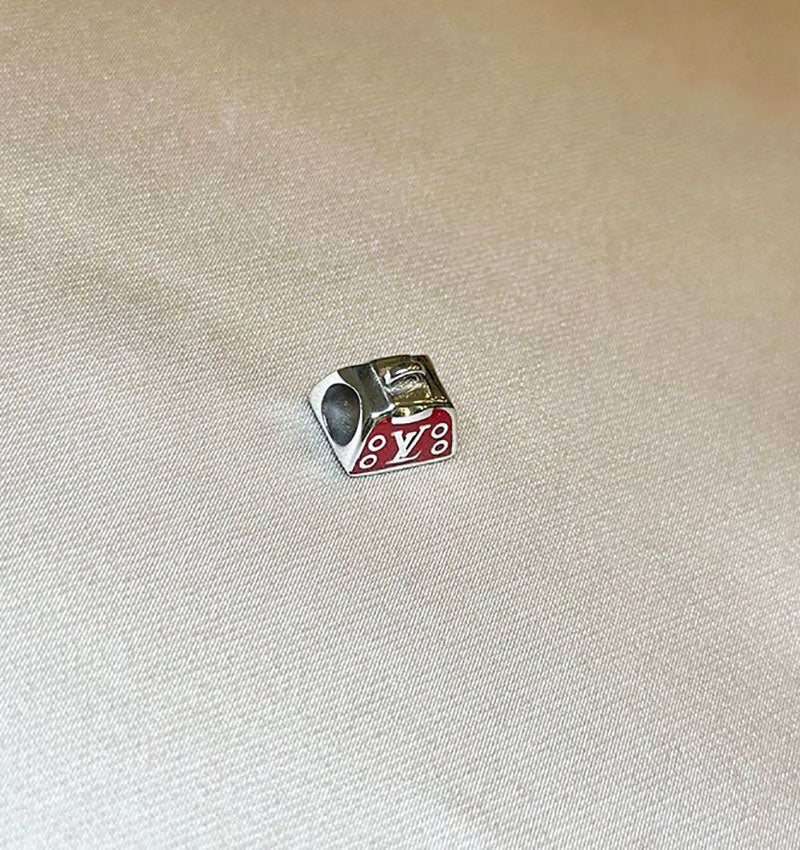 Pandantiv din argint cu email