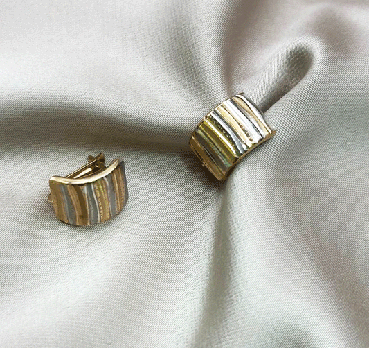 Серьги из розового золота