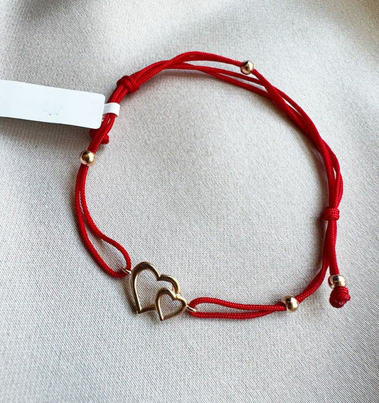 Rose gold bracelet with zircon