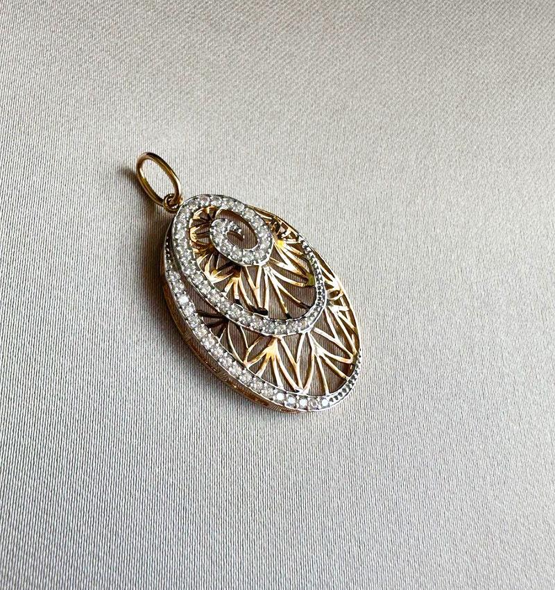 Подвеска из розового золота